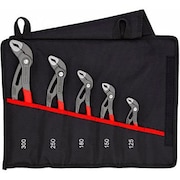 KNIPEX Knipex Cobra Pliers Set In Tool Roll, 5 Pc 00 19 55 S5